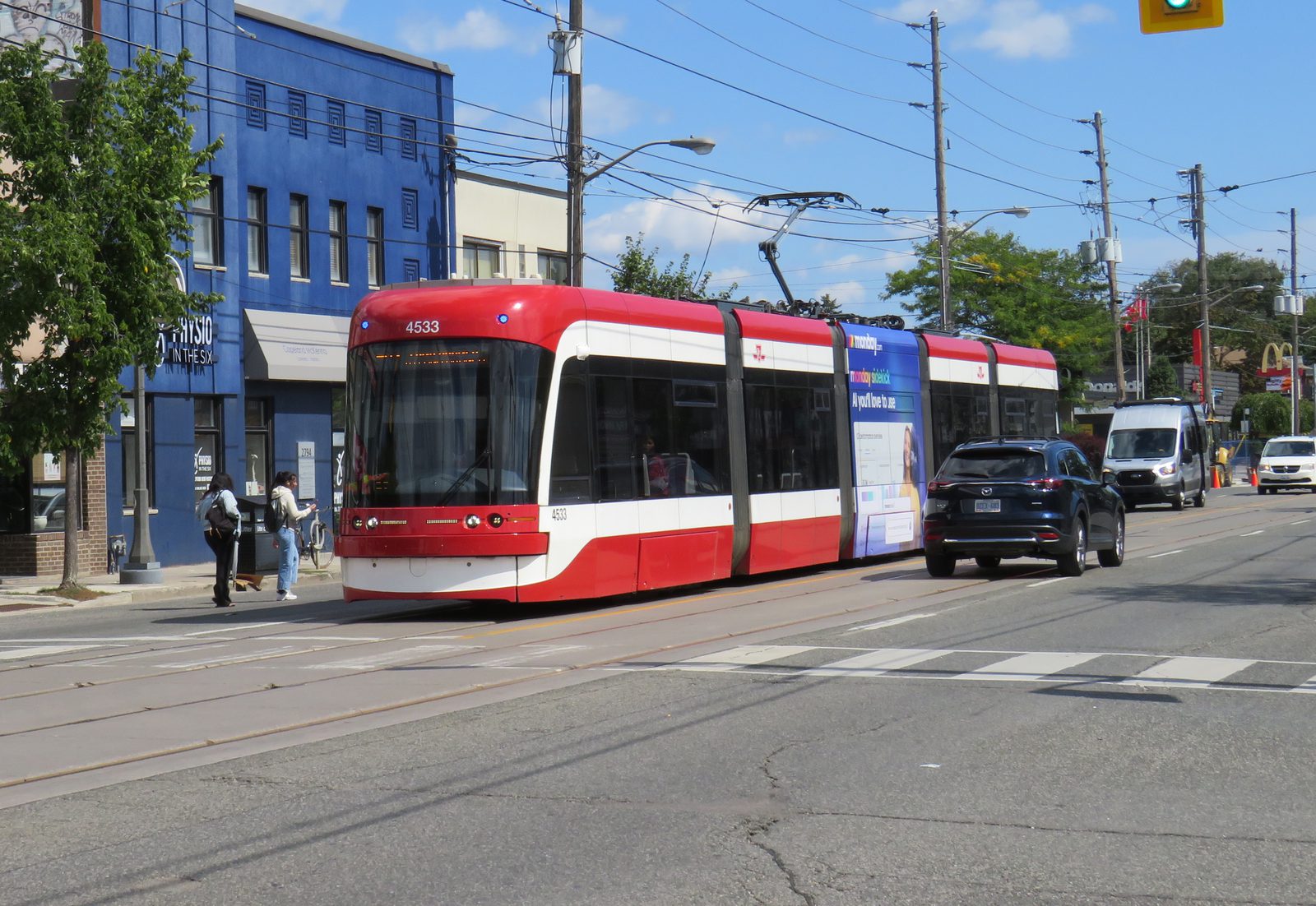 A TTC streetcar on the line — the quiet force behind Toronto’s price map